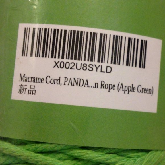 New 100% cotton Pandaman macrame cord - Picture 3 of 5